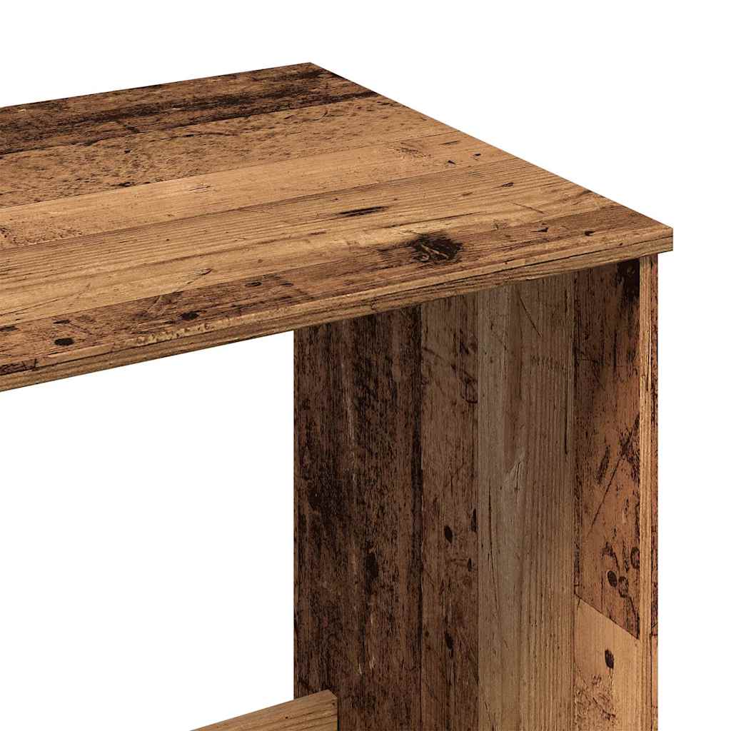 Desk old wood look 100x50x75 cm wood material