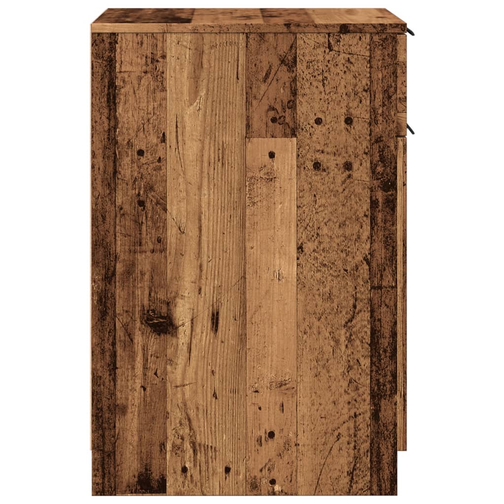 Office cabinet old wood look 33x50x75 cm wood material