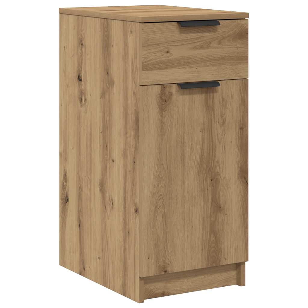 Office Cabinet Artisan Oak 33x50x75 cm Wood Material