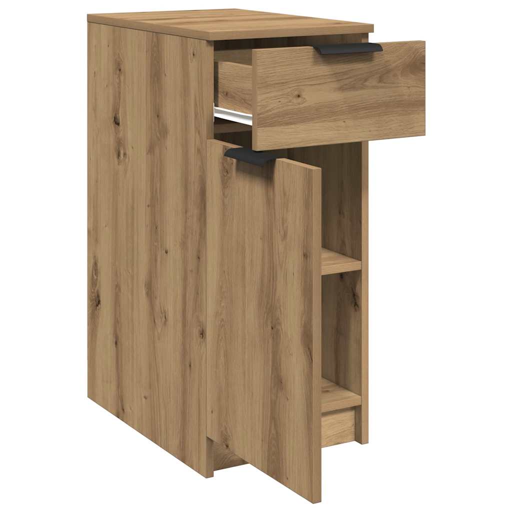 Office Cabinet Artisan Oak 33x50x75 cm Wood Material