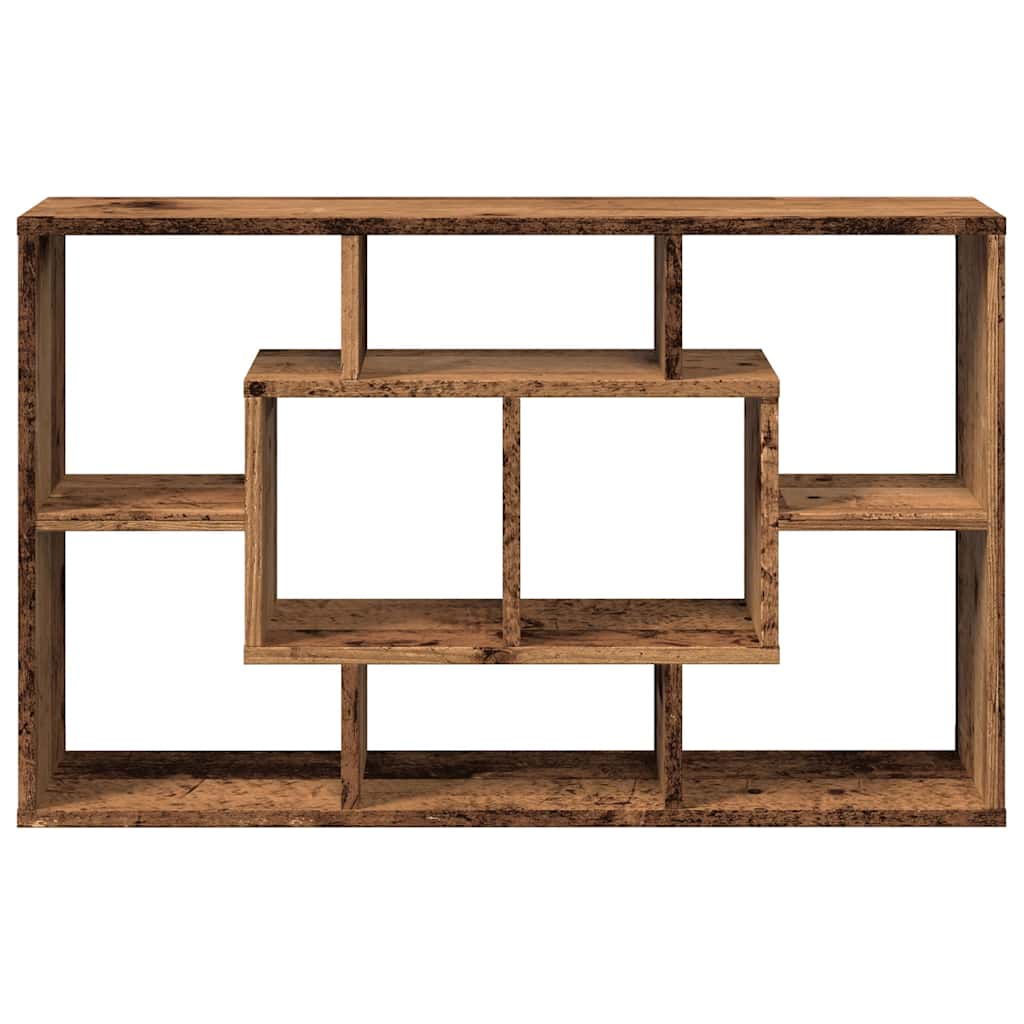 Wall shelf reclaimed wood 85x16x52.5 cm wood material