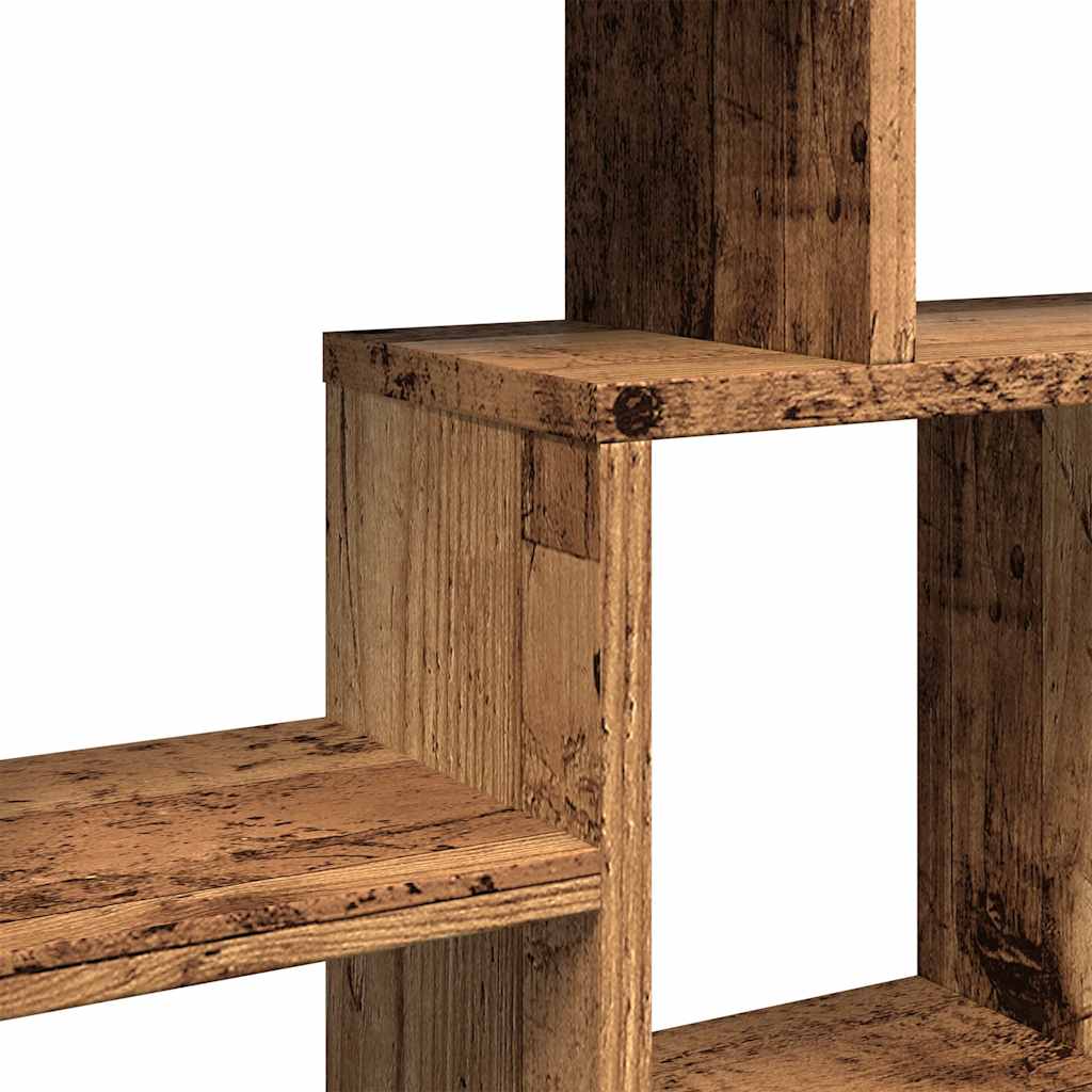 Wall shelf reclaimed wood 85x16x52.5 cm wood material