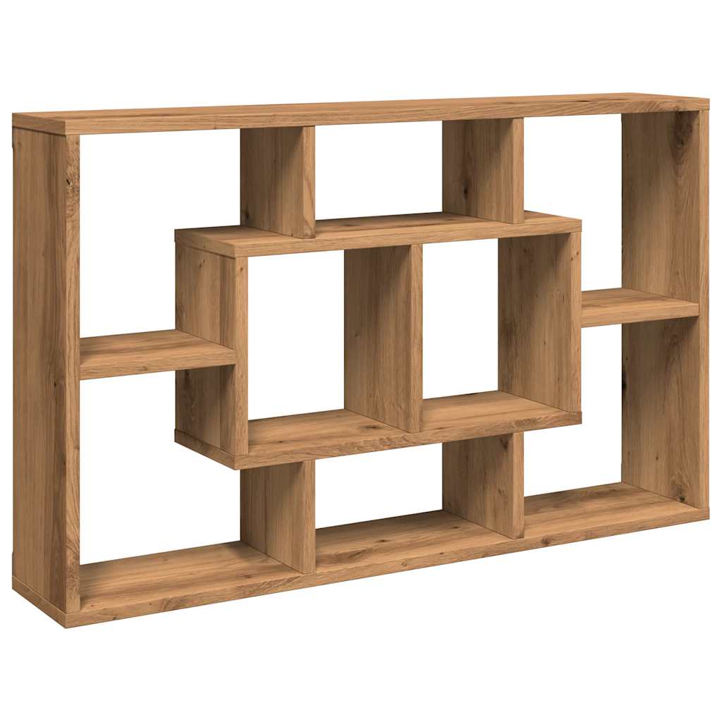 Wall shelf Artisan oak 85x16x52.5 cm wood material