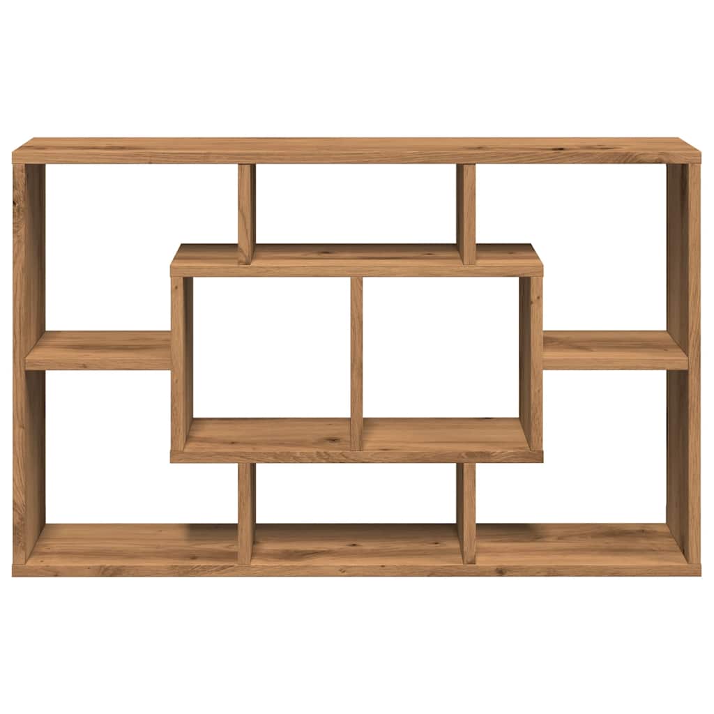 Wall shelf Artisan oak 85x16x52.5 cm wood material