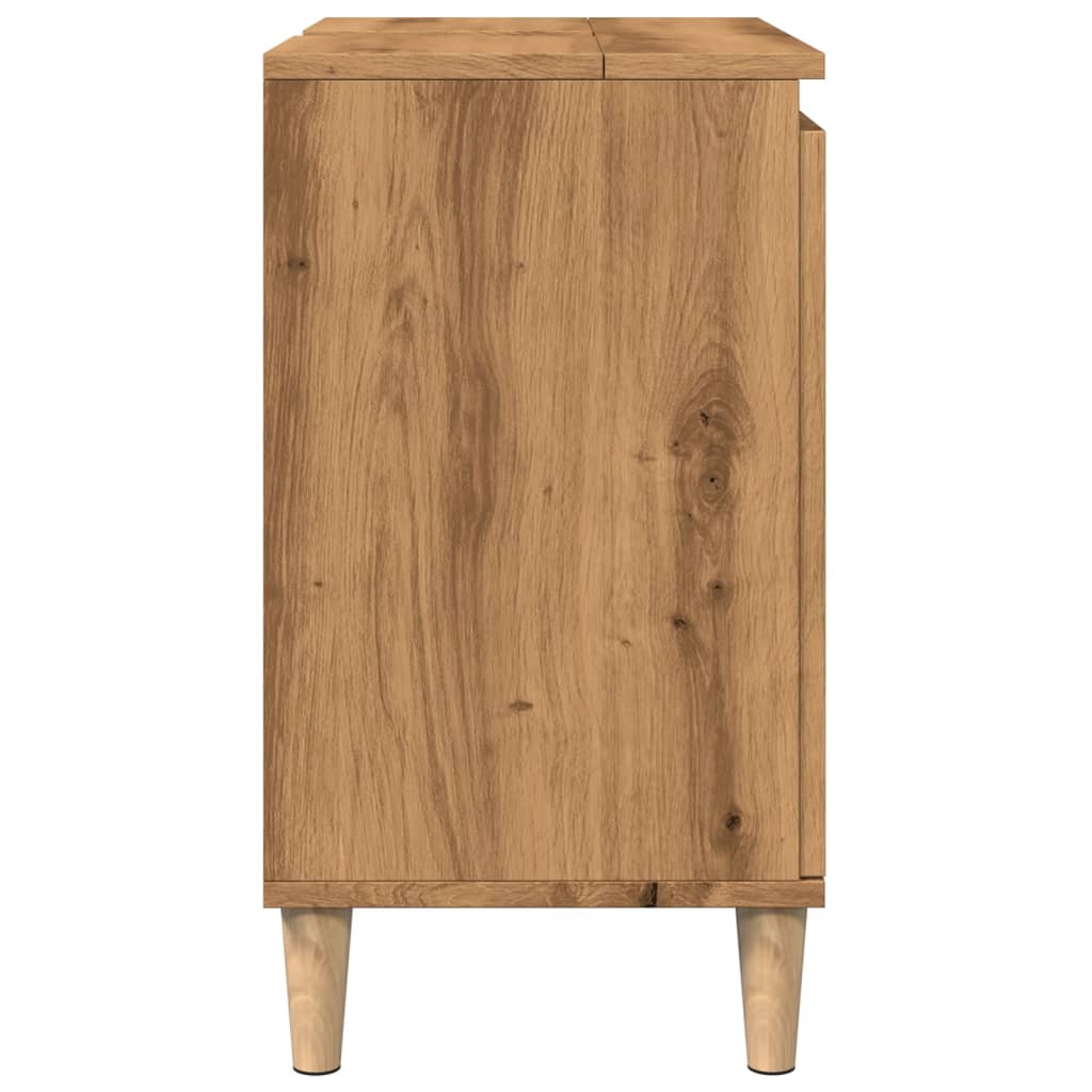 Washbasin cabinet Artisan oak 58x33x60 cm wood material