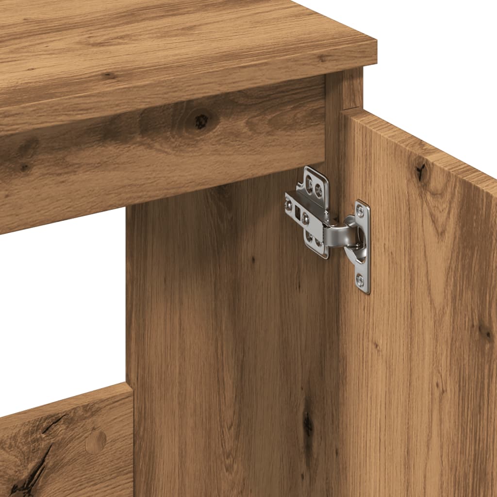 Washbasin cabinet Artisan oak 58x33x60 cm wood material