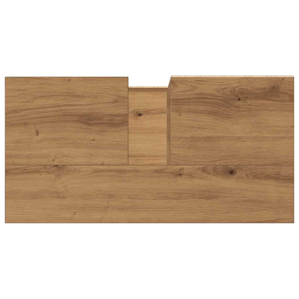 Washbasin cabinet Artisan oak 65x33x60 cm wood material