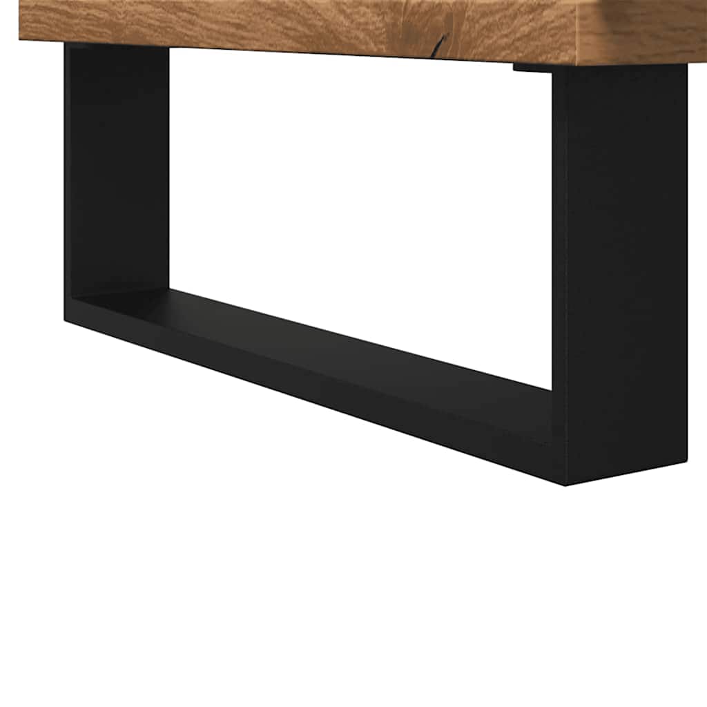 Waschbeckenunterschrank Artisan-Eiche 65x33x60 cm Holzwerkstoff