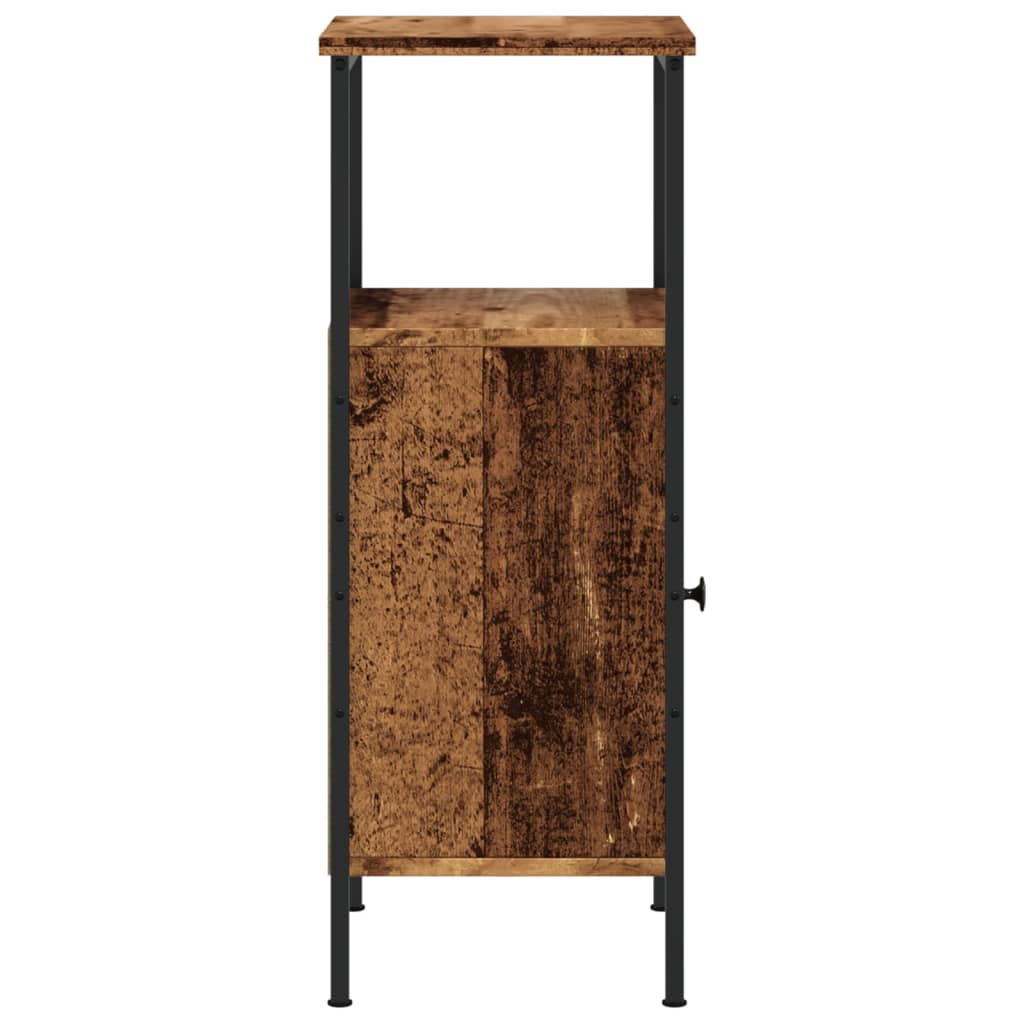 Bedside tables 2 pcs. Old wood look 41x31x80 cm wood material