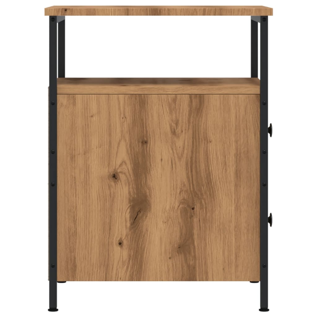 Bedside tables 2 pcs. Artisan oak 44x45x60 cm wood material