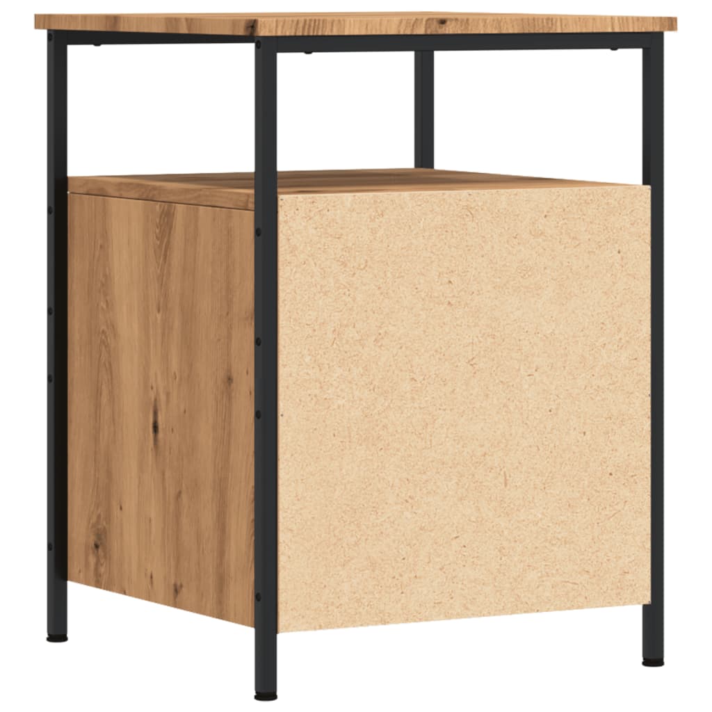 Bedside tables 2 pcs. Artisan oak 44x45x60 cm wood material
