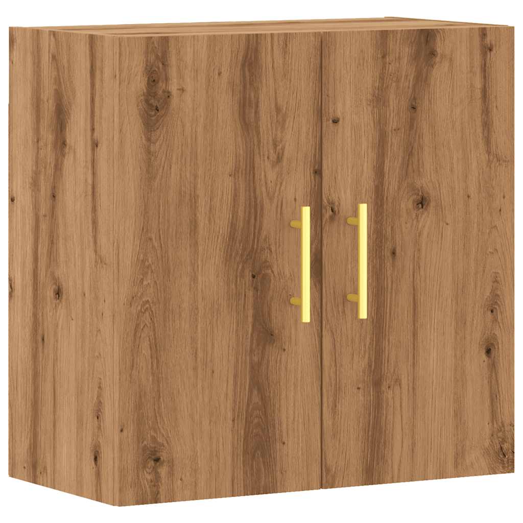 Armoire murale artisanale en chêne 60x31x60 cm matériau bois