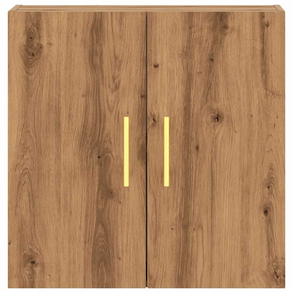 Armoire murale artisanale en chêne 60x31x60 cm matériau bois