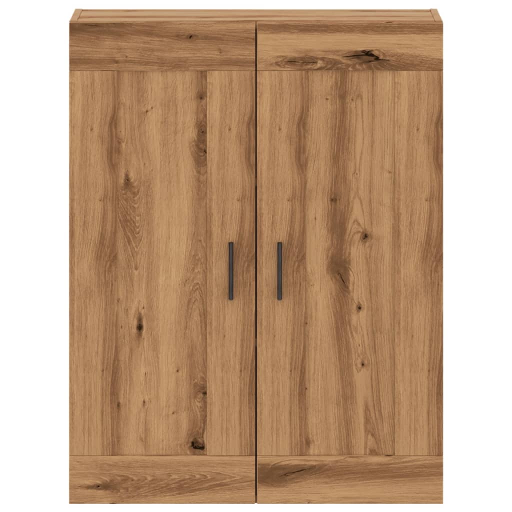Armoire murale artisanale en chêne 69,5x34x90 cm matériau bois