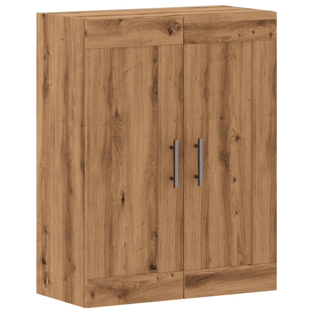 Armoire murale artisanale en chêne 69,5x34x90 cm matériau bois