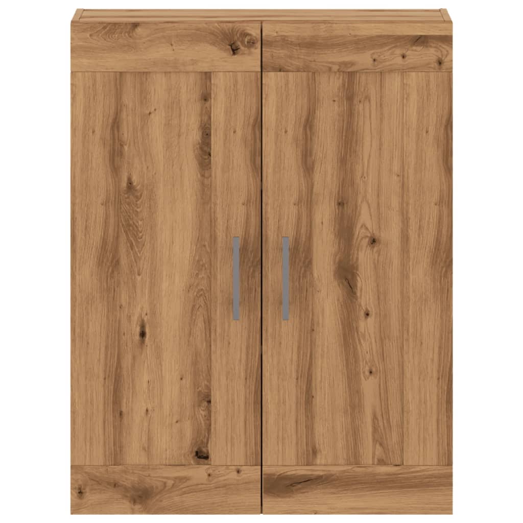 Armoire murale artisanale en chêne 69,5x34x90 cm matériau bois