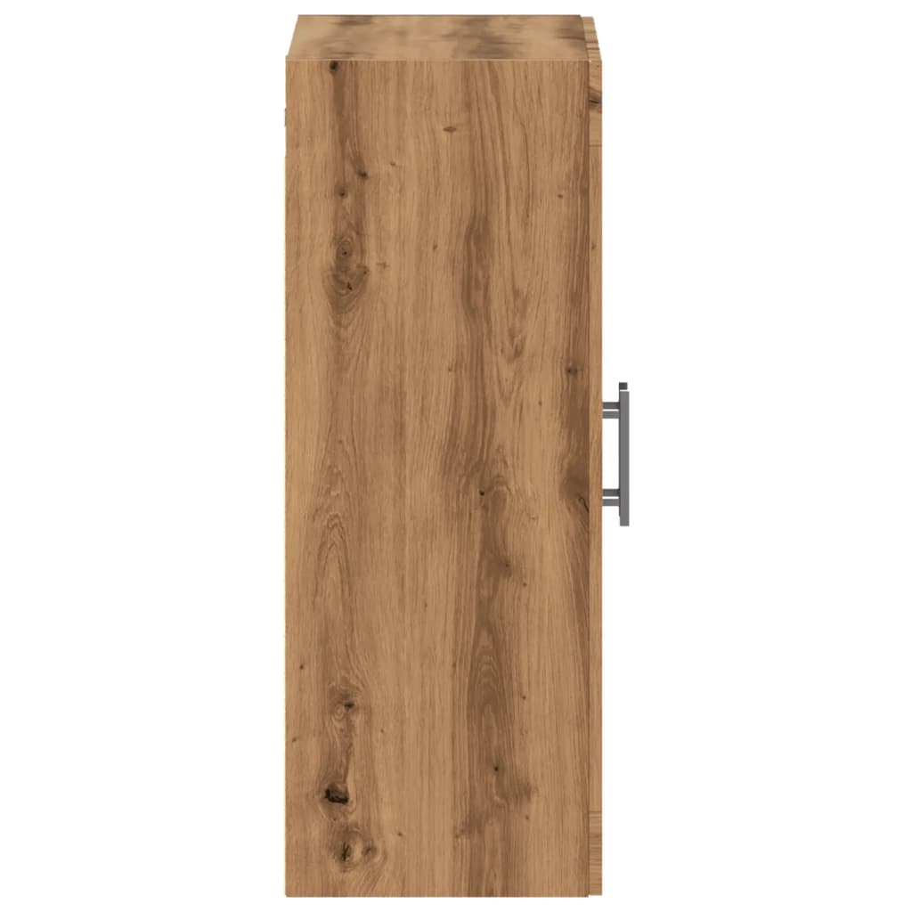 Armoire murale artisanale en chêne 69,5x34x90 cm matériau bois
