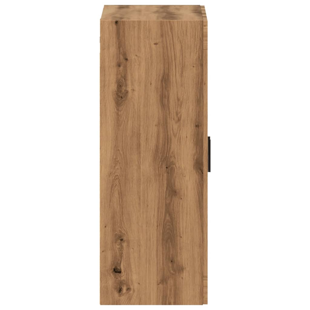 Armoire murale artisanale en chêne 69,5x34x90 cm