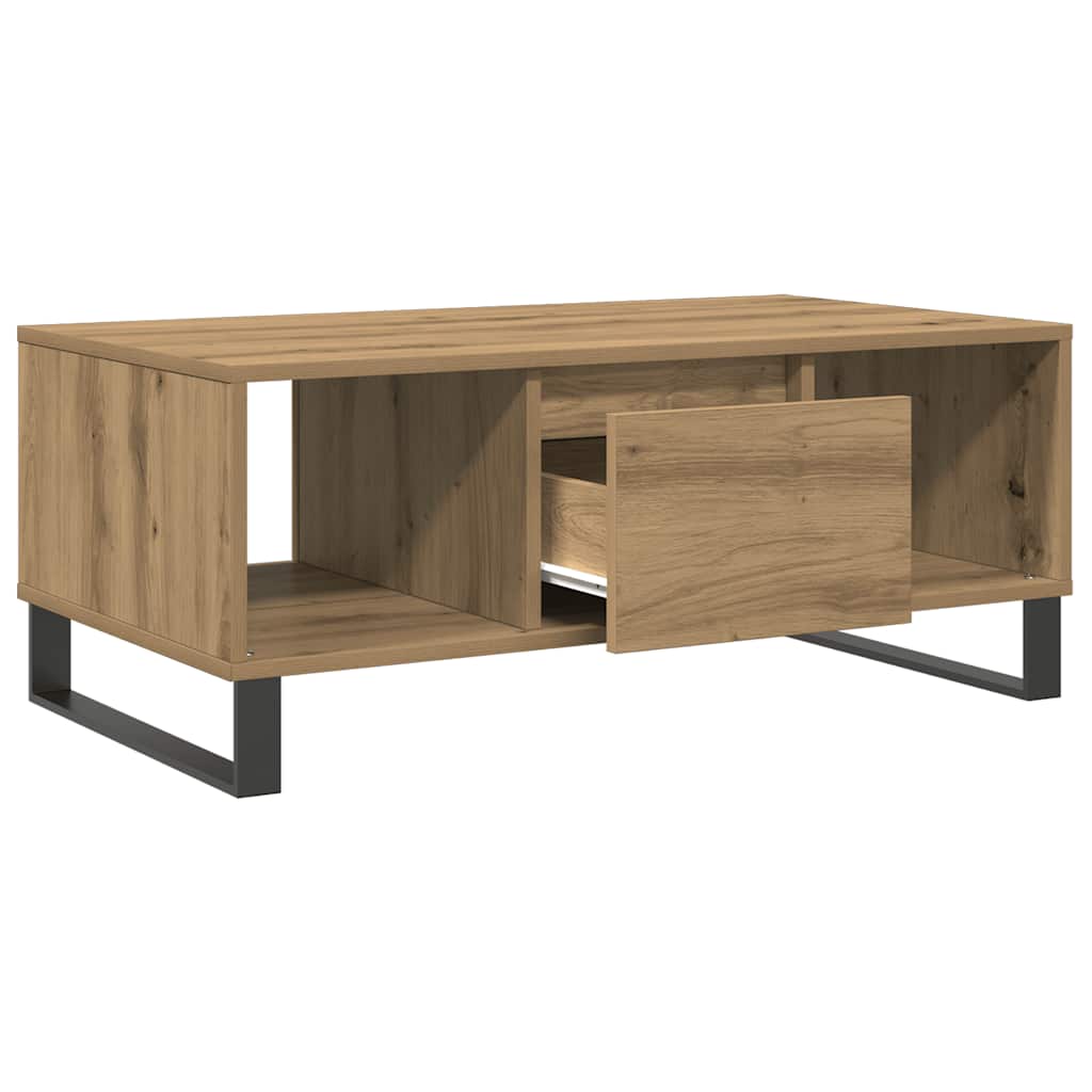 Couchtisch Artisan-Eiche 90x50x36,5 cm Holzwerkstoff