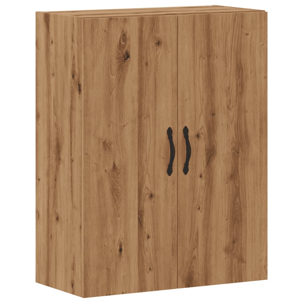 Armoire murale artisanale en chêne 69,5x34x90 cm matériau bois