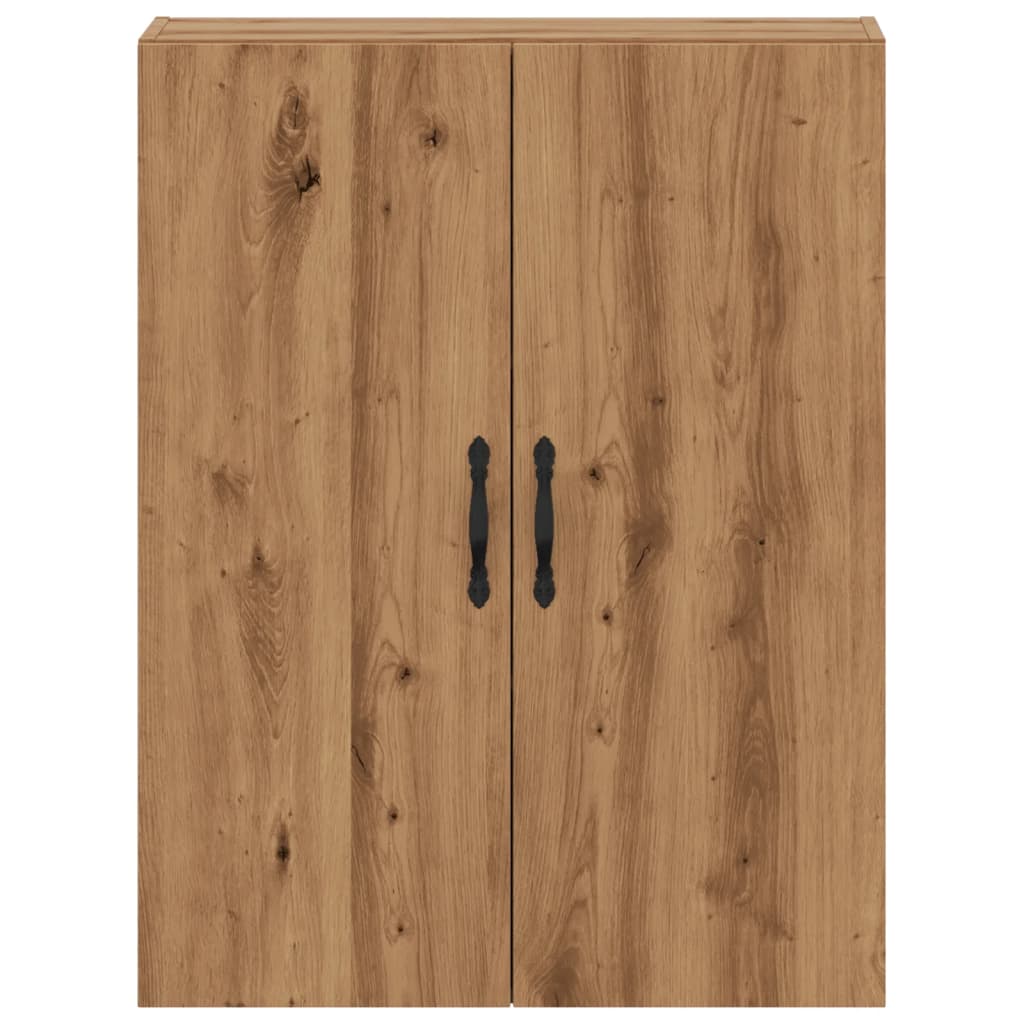 Armoire murale artisanale en chêne 69,5x34x90 cm matériau bois