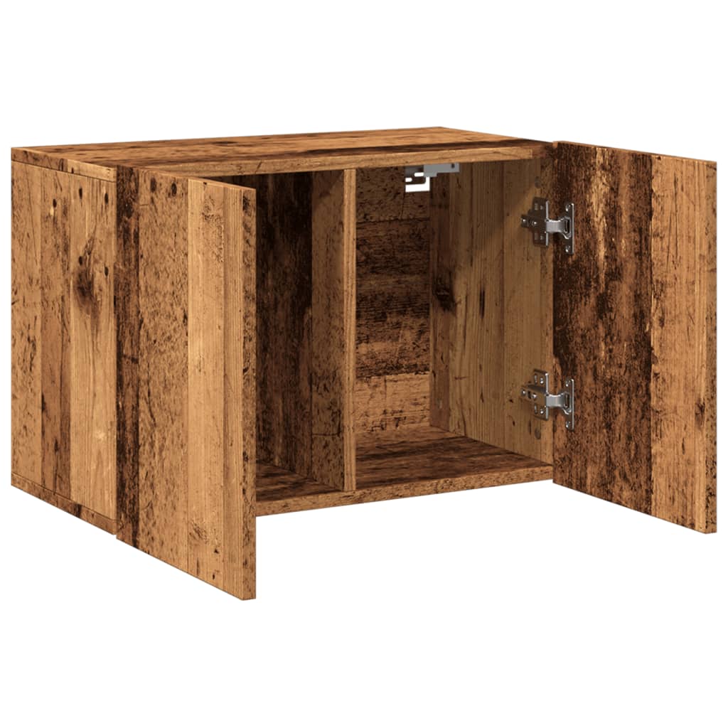 TV wall cabinet old wood look 60x30x41 cm