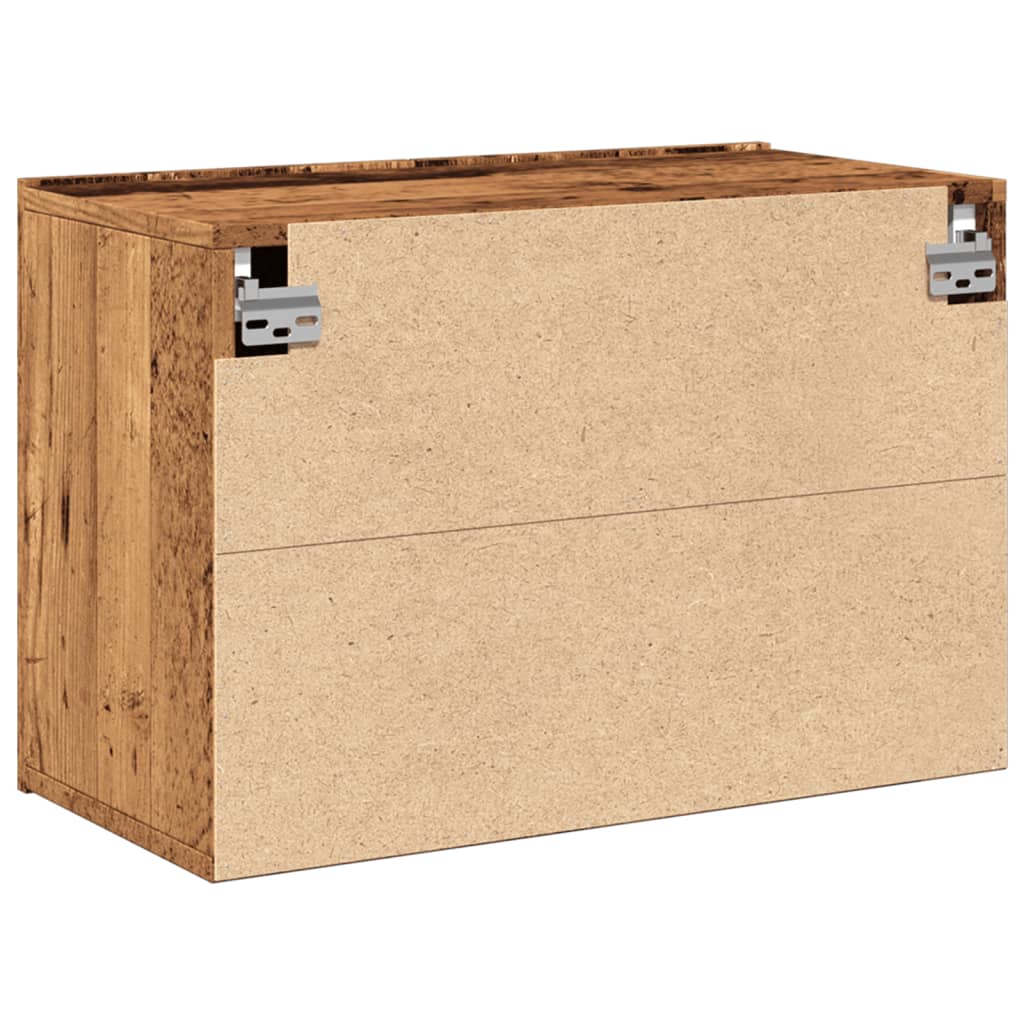 TV wall cabinet old wood look 60x30x41 cm