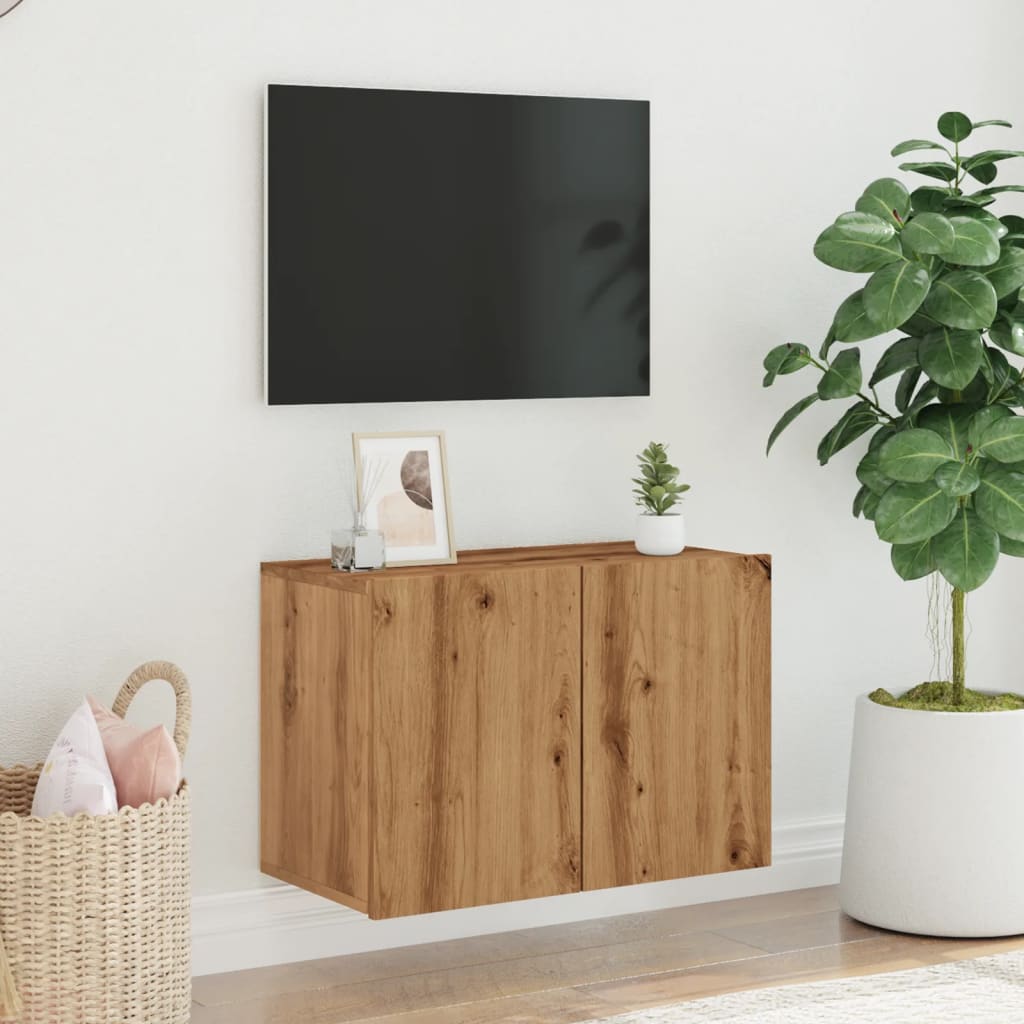 TV wall cabinet Artisan oak 60x30x41 cm