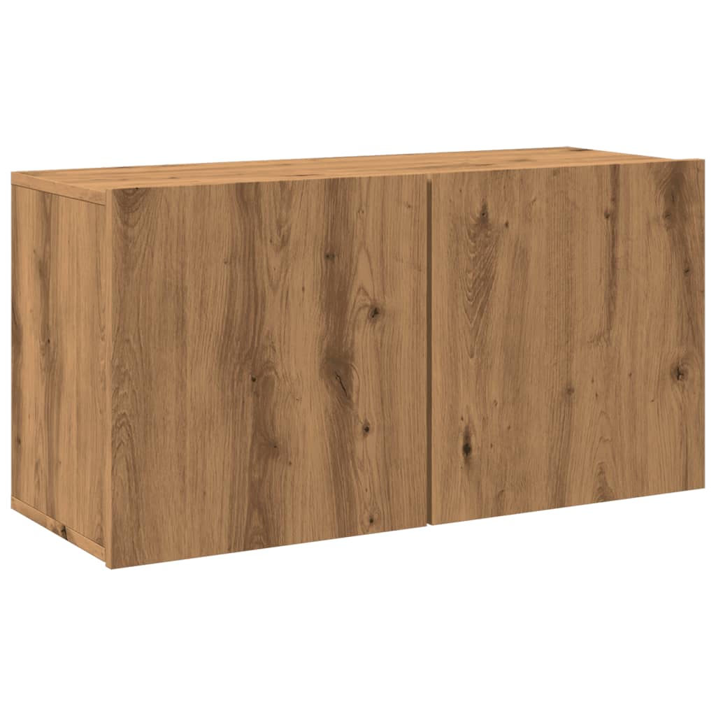 TV wall cabinet Artisan oak 80x30x41 cm