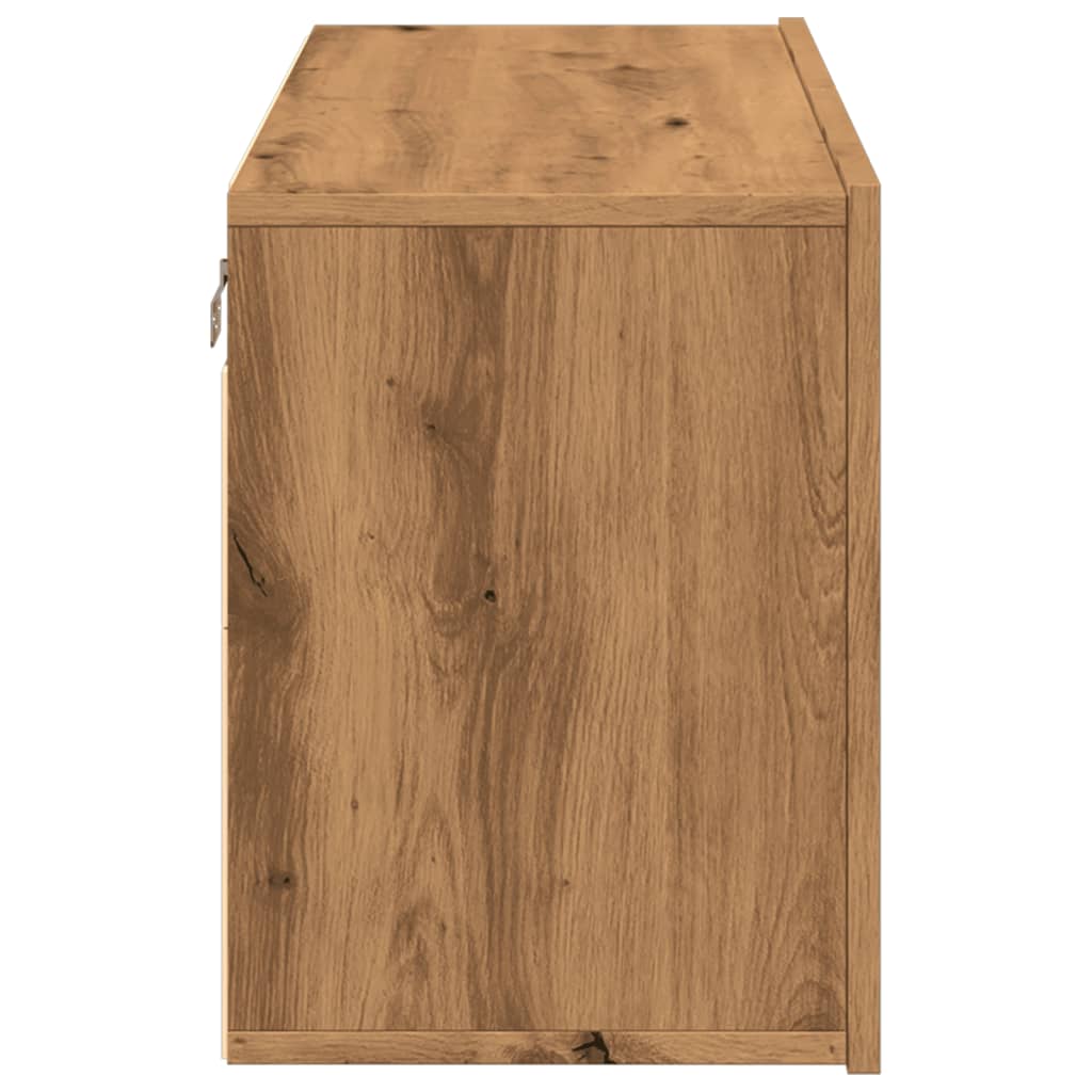 TV wall cabinet Artisan oak 80x30x41 cm