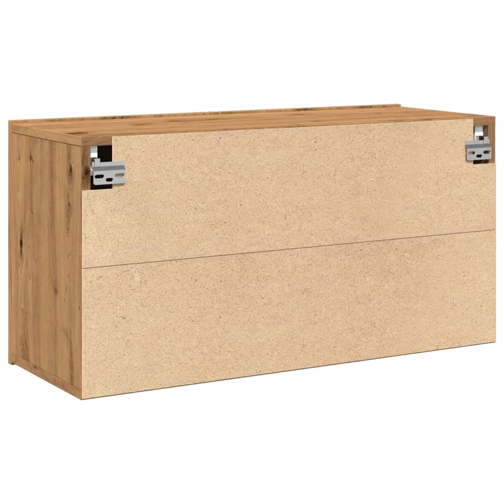 TV wall cabinet Artisan oak 80x30x41 cm