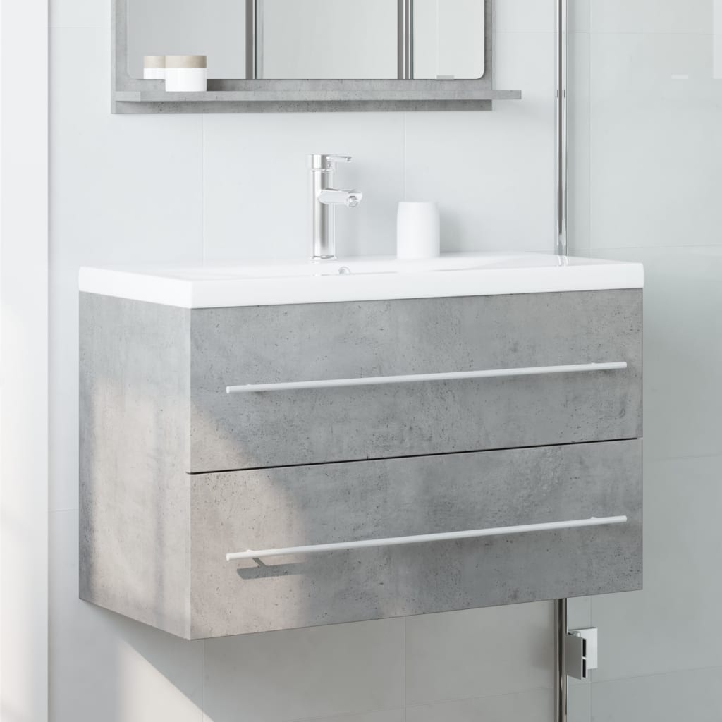 Washbasin cabinet Artisan oak 80x38.5x48 cm