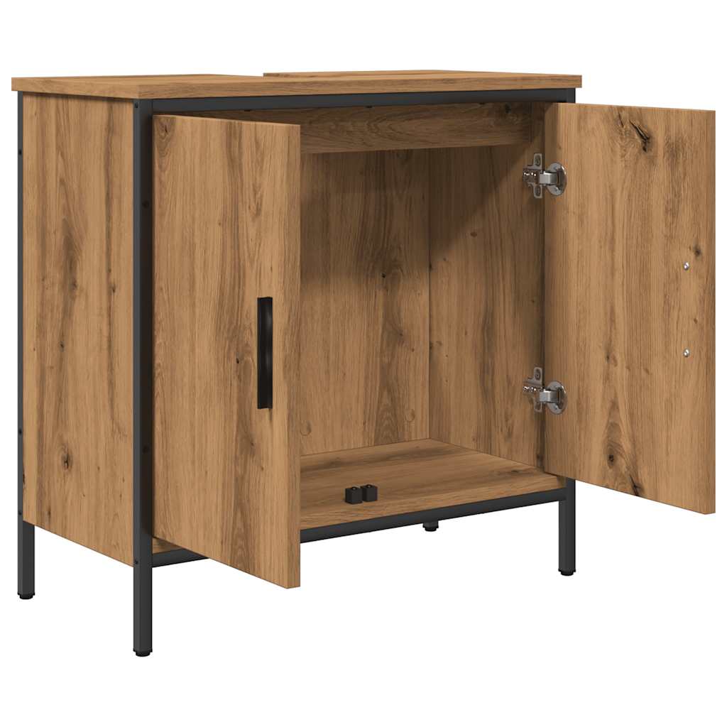 Washbasin cabinet Artisan oak 60x30x60 cm wood material