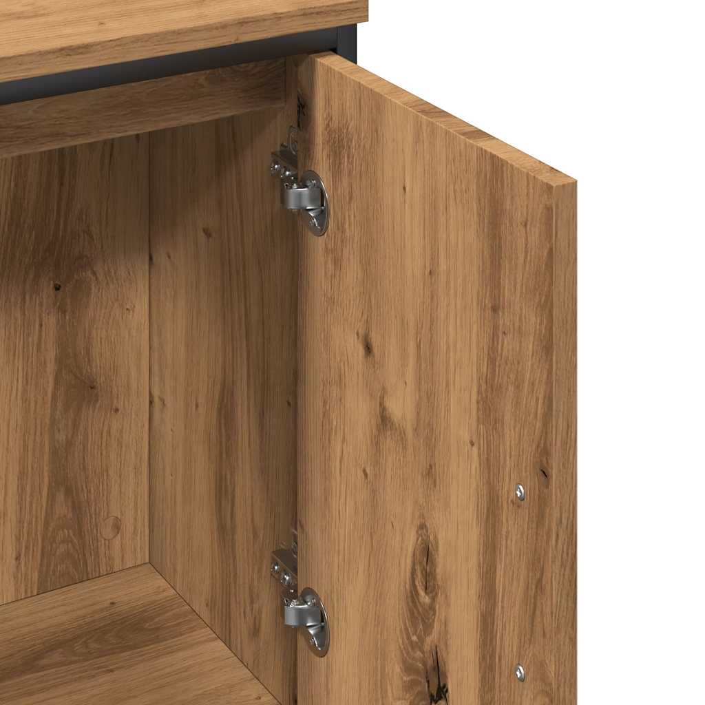 Washbasin cabinet Artisan oak 60x30x60 cm wood material
