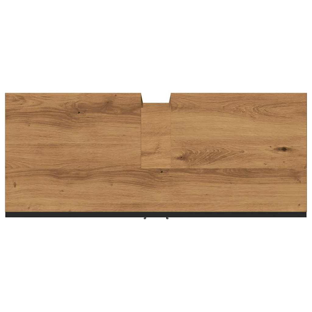 Waschbeckenunterschrank Artisan-Eiche 80x30x60 cm Holzwerkstoff