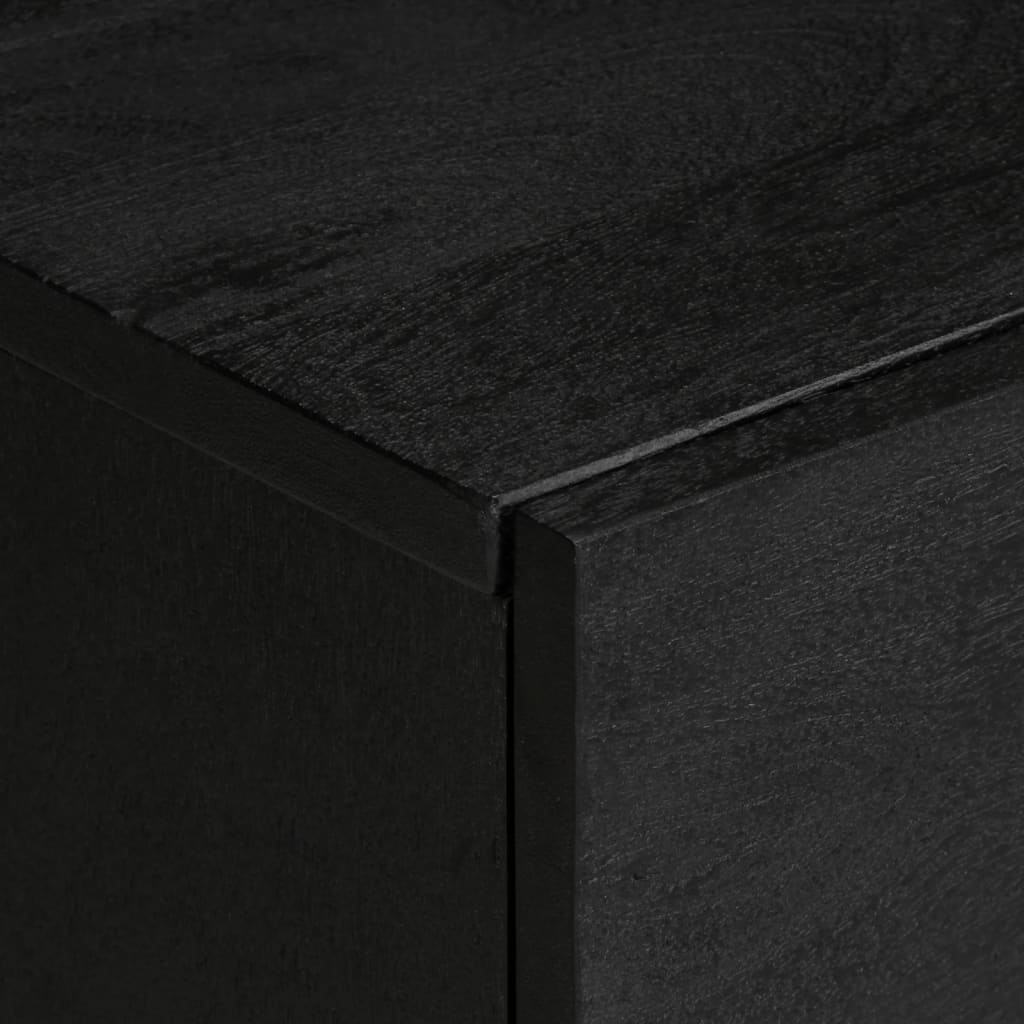 Meuble TV noir 105x33x46 cm en bois