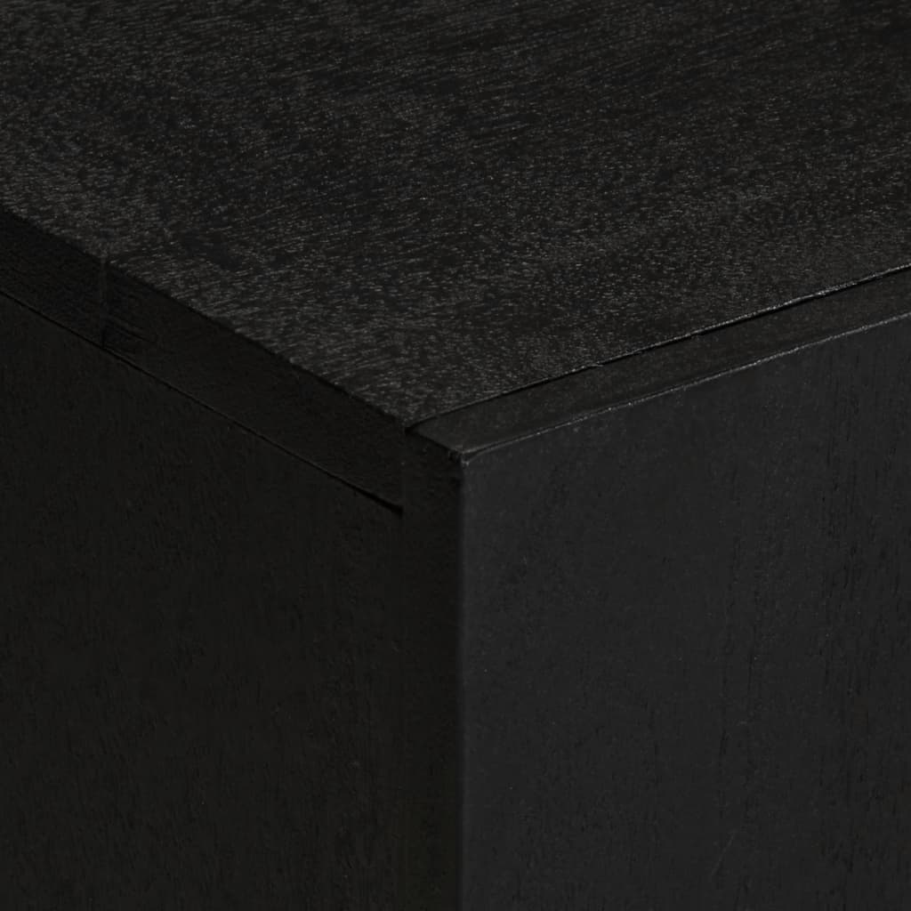 Meuble TV noir 105x33x46 cm en bois