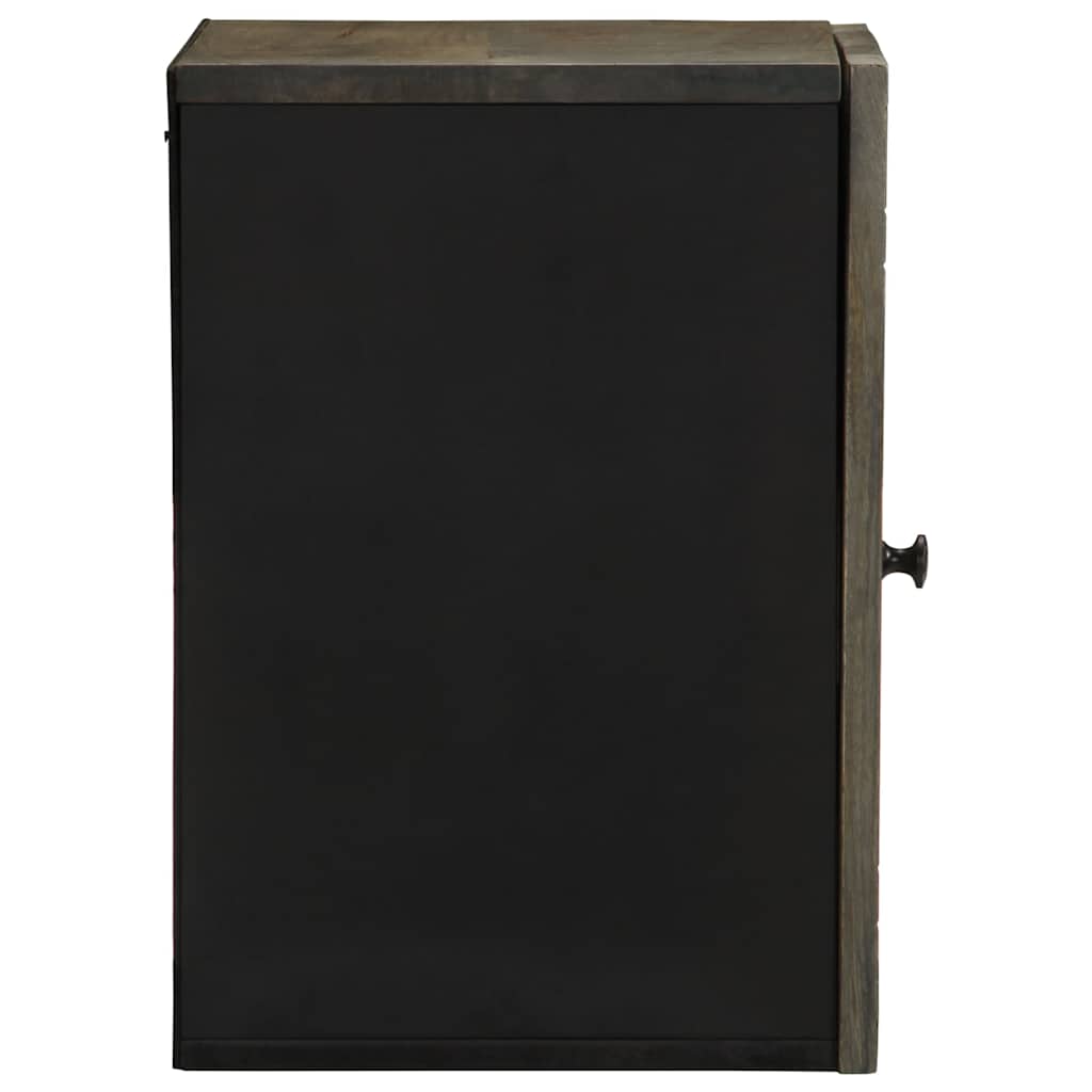 Bathroom wall cabinet 38x33x48 cm solid mango wood