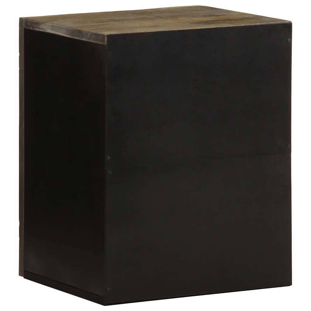Bathroom wall cabinet 38x33x48 cm solid mango wood