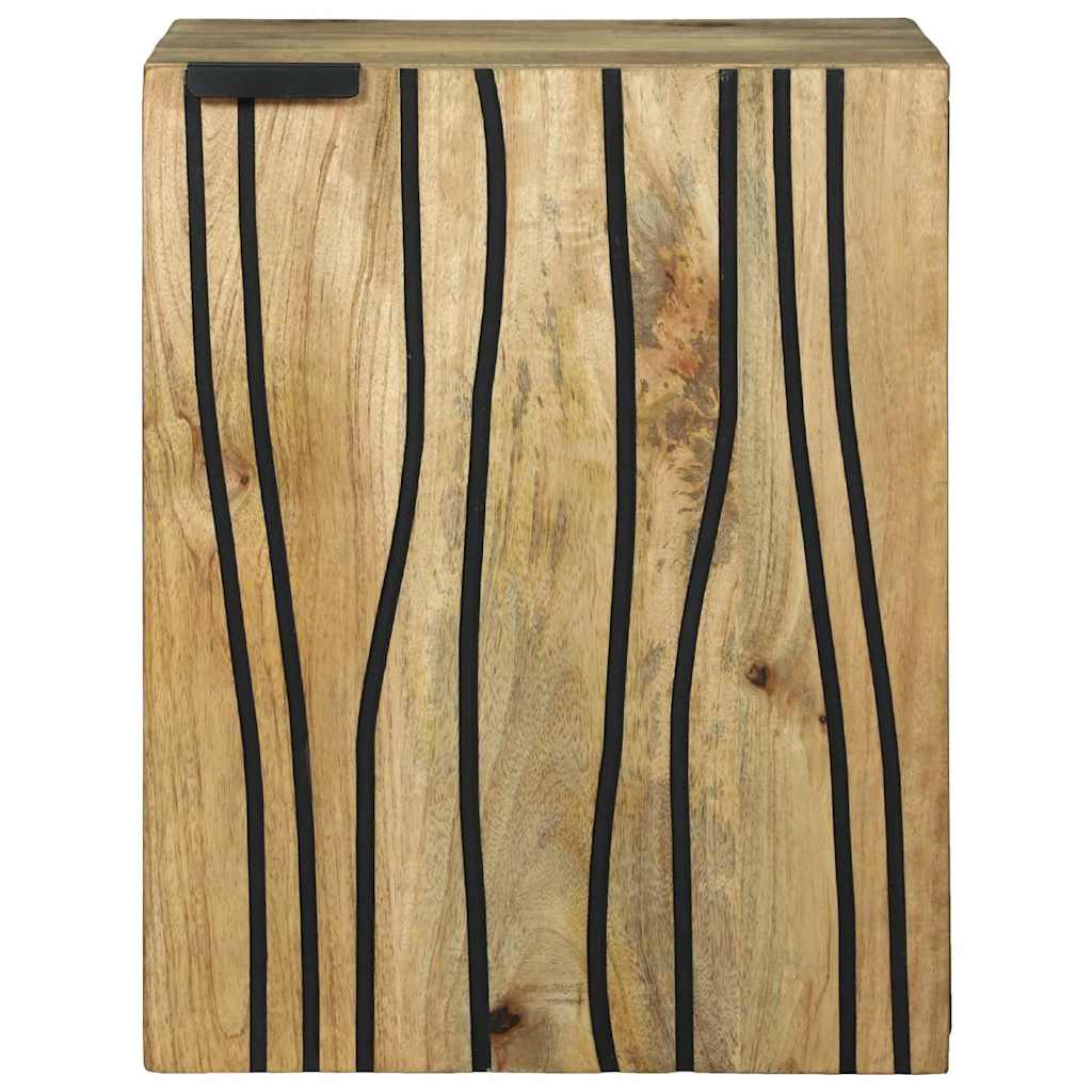 Waschbeckenunterschrank Braun, Schwarz 38 x 33,5 x 48 cm