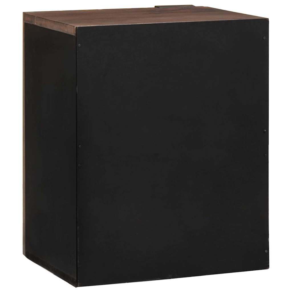 Waschbeckenunterschrank Braun, Schwarz 38 x 33,5 x 48 cm