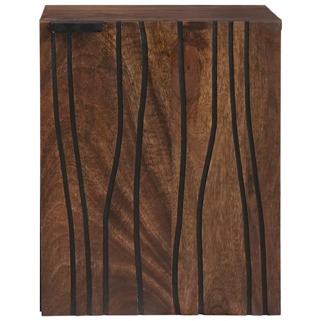 Waschbeckenunterschrank Braun, Schwarz 38 x 33,5 x 48 cm
