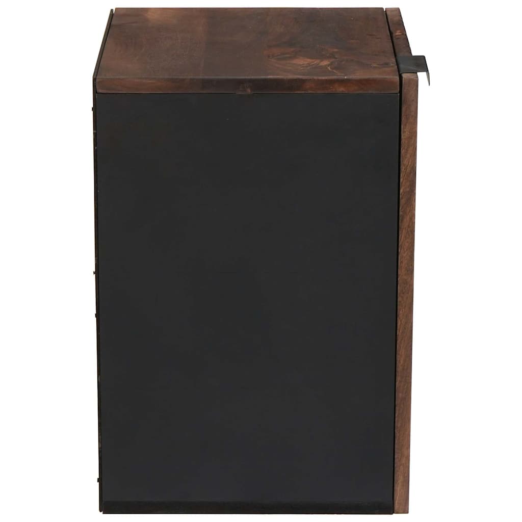 Waschbeckenunterschrank Braun, Schwarz 38 x 33,5 x 48 cm