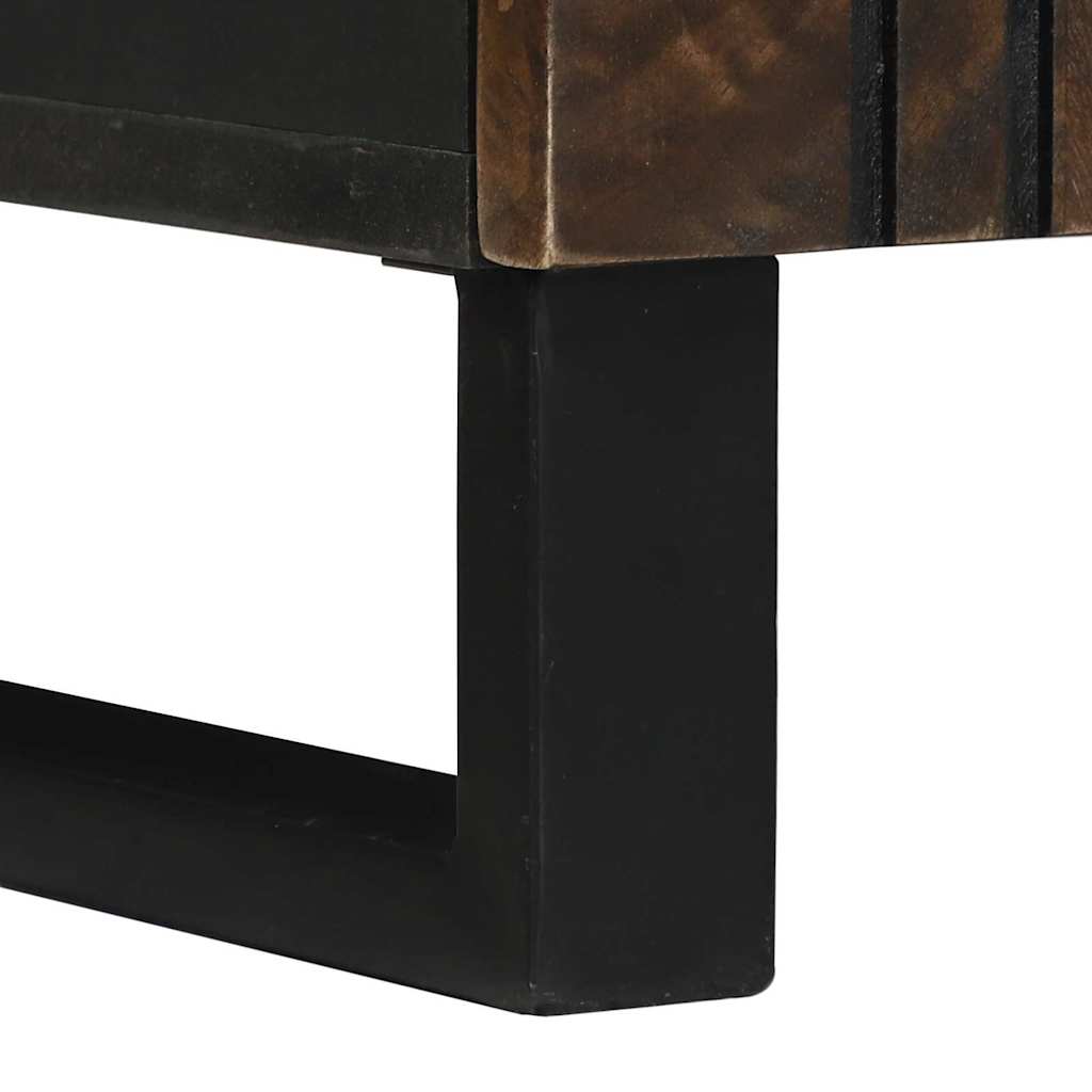 Badezimmer Schrank mit Regal Braun, Schwarz 38 x 33.5 x 58 cm