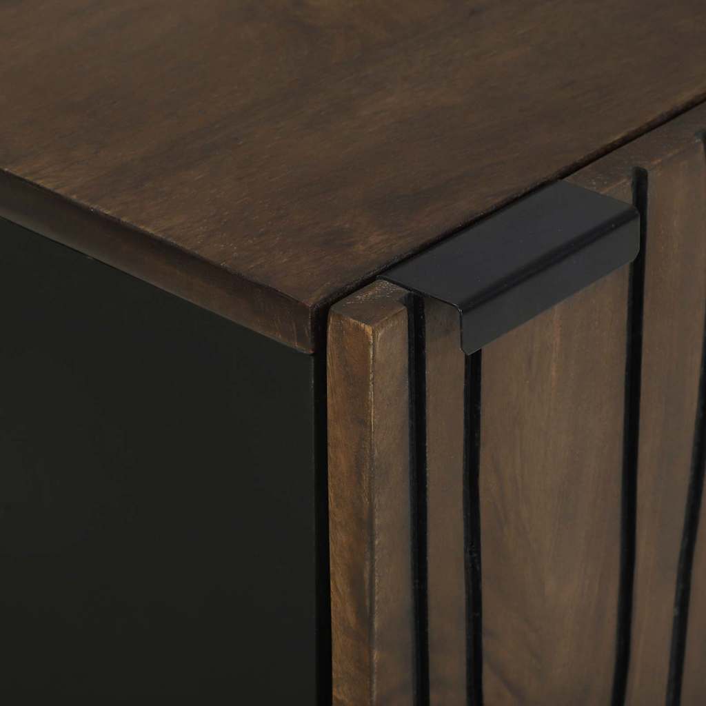 Badezimmer Schrank mit Regal Braun, Schwarz 38 x 33.5 x 58 cm