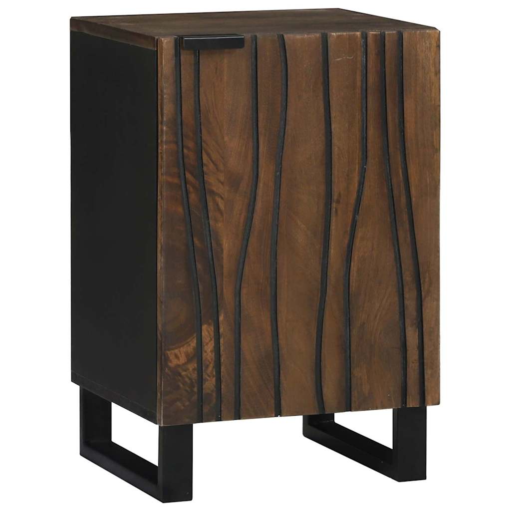 Badezimmer Schrank mit Regal Braun, Schwarz 38 x 33.5 x 58 cm