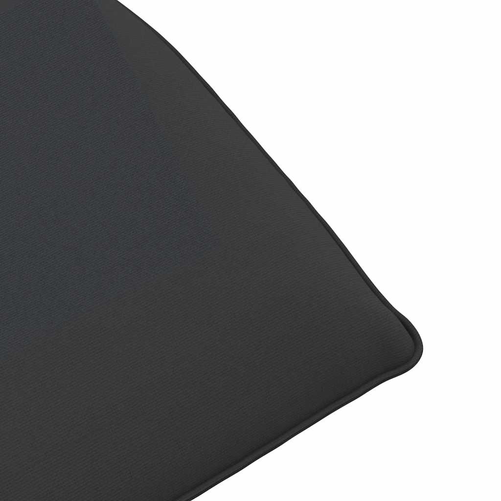 Sonnenliege Klappbar Schwarz 175x54x8,5 cm Oxford-Gewebe