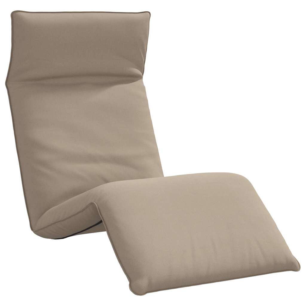 Sonnenliege Klappbar Taupe 175x54x8,5 cm Oxford-Gewebe