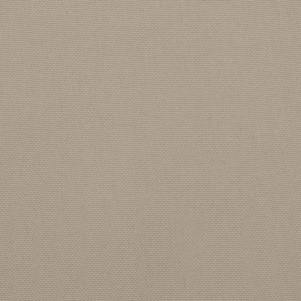 Sonnenliege Klappbar Taupe 175x54x8,5 cm Oxford-Gewebe