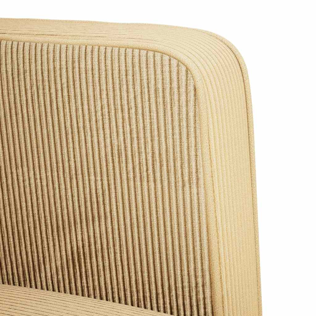 Two-seater sofa light green grey 109 cm corduroy fabric